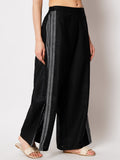 Viscose Slub Block Print Side Slit Palazzo