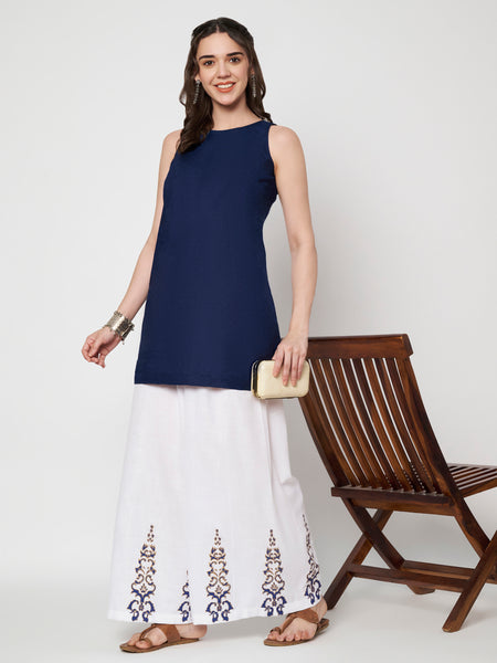 Cotton Block Printed Palazzo