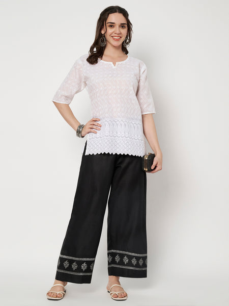 Cotton Block Printed Palazzo