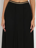 Georgette Draped Embellished Skirt