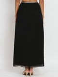 Georgette Draped Embellished Skirt