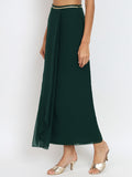 Georgette Draped Embellished Skirt