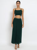 Georgette Draped Embellished Skirt