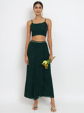 Georgette Draped Embellished Skirt