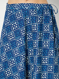 Cotton Printed Embellished Bias Skirt