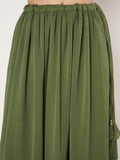Georgette Embroidered Tiered Skirt