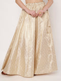 Silk Brocade kalidaar Skirt