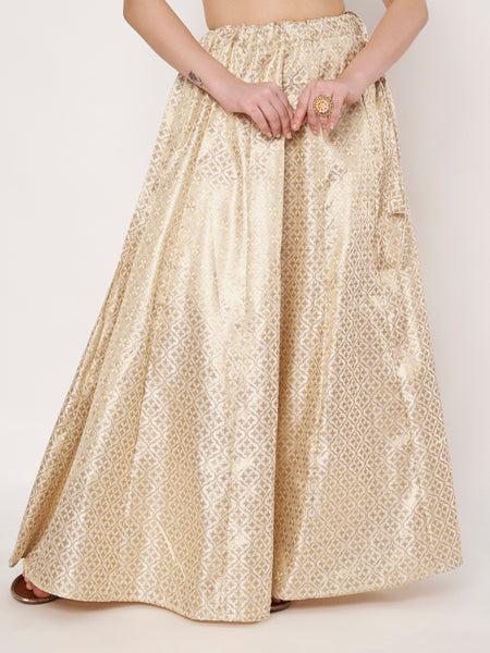 Silk Brocade kalidaar Skirt