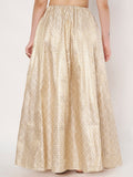 Silk Brocade kalidaar Skirt
