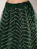 Net Gota Embroidered Kaildaar Skirt
