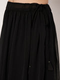 Georgette Embroidered Tiered Skirt