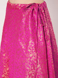 Brocade Floral Bias Skirt