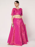 Brocade Floral Bias Skirt