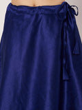 Dupion Solid Embellished Bias Skirt