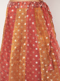 Silk Tissue Buti Kalidaar Embellished Skirt