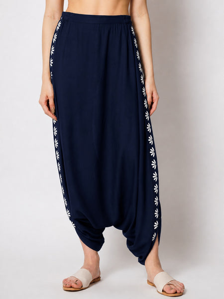Viscose Border Block Printed Salwar
