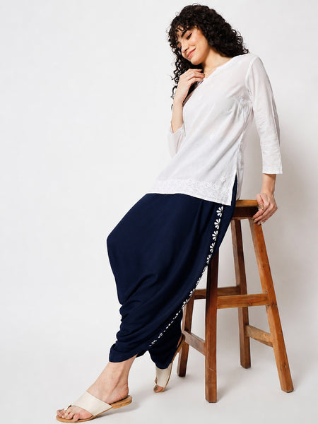 Viscose Border Block Printed Salwar