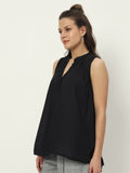 Viscose Gathered A-line Top