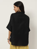 Cotton Oversized Loose Fit Solid Shirt