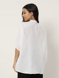 Cotton Oversized Loose Fit Solid Shirt