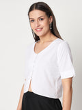 Cotton Button Down Top