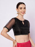 Organza Embellished Readymade Blouse