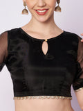 Organza Embellished Readymade Blouse