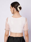 Organza Embellished Readymade Blouse