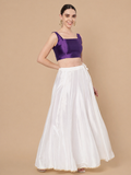 Silk Blend Padded Stretchable Readymade Blouse