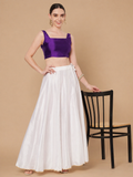 Silk Blend Padded Stretchable Readymade Blouse