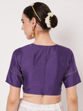 Silk Blend Zari Embroidered Readymade blouse