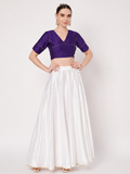 Silk Blend Zari Embroidered Readymade blouse
