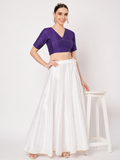 Silk Blend Zari Embroidered Readymade blouse