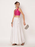 Silk Blend Stretchable Readymade Blouse