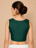 Silk Blend Stretchable Readymade Blouse