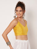 Silk Blend Stretchable Spaghetti Readymade Blouse