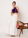 Silk Blend Embellished Stretchable Readymade Blouse