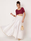 Cotton Solid Stretchable Blouse