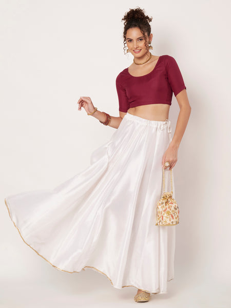 Cotton Solid Stretchable Blouse