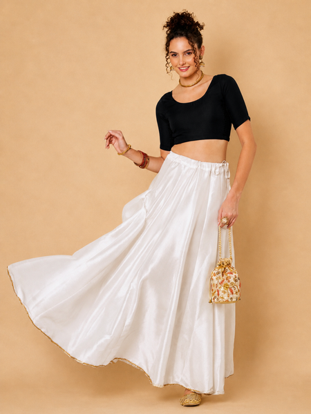 Cotton Solid Stretchable Blouse