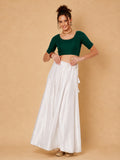 Cotton Solid Stretchable Blouse