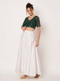 Georgette Sequin Embroidered Readymade Blouse