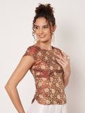 Silk Brocade Readymade Koti Blouse