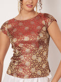 Silk Brocade Readymade Koti Blouse