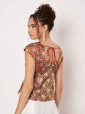 Silk Brocade Readymade Koti Blouse