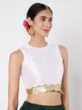 Chroma Sequin Embellished Crop Top