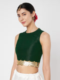 Chroma Sequin Embellished Crop Top