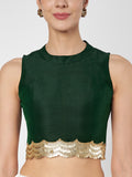 Chroma Sequin Embellished Crop Top