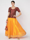 Silk Blend Block Printed Top