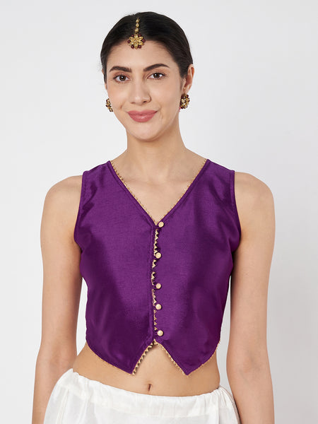 Chroma Button Down Embellished Waistcoat